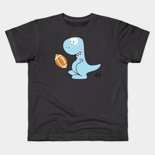 T-rex football Kids T-Shirt